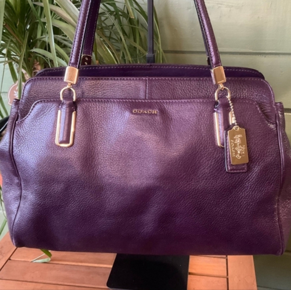 Coach Madison Kimberly leather satchel handbag Purse
